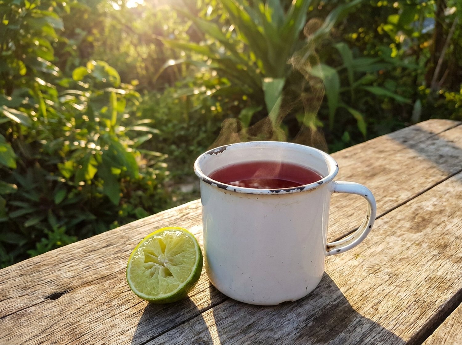 A mug of the finished tea